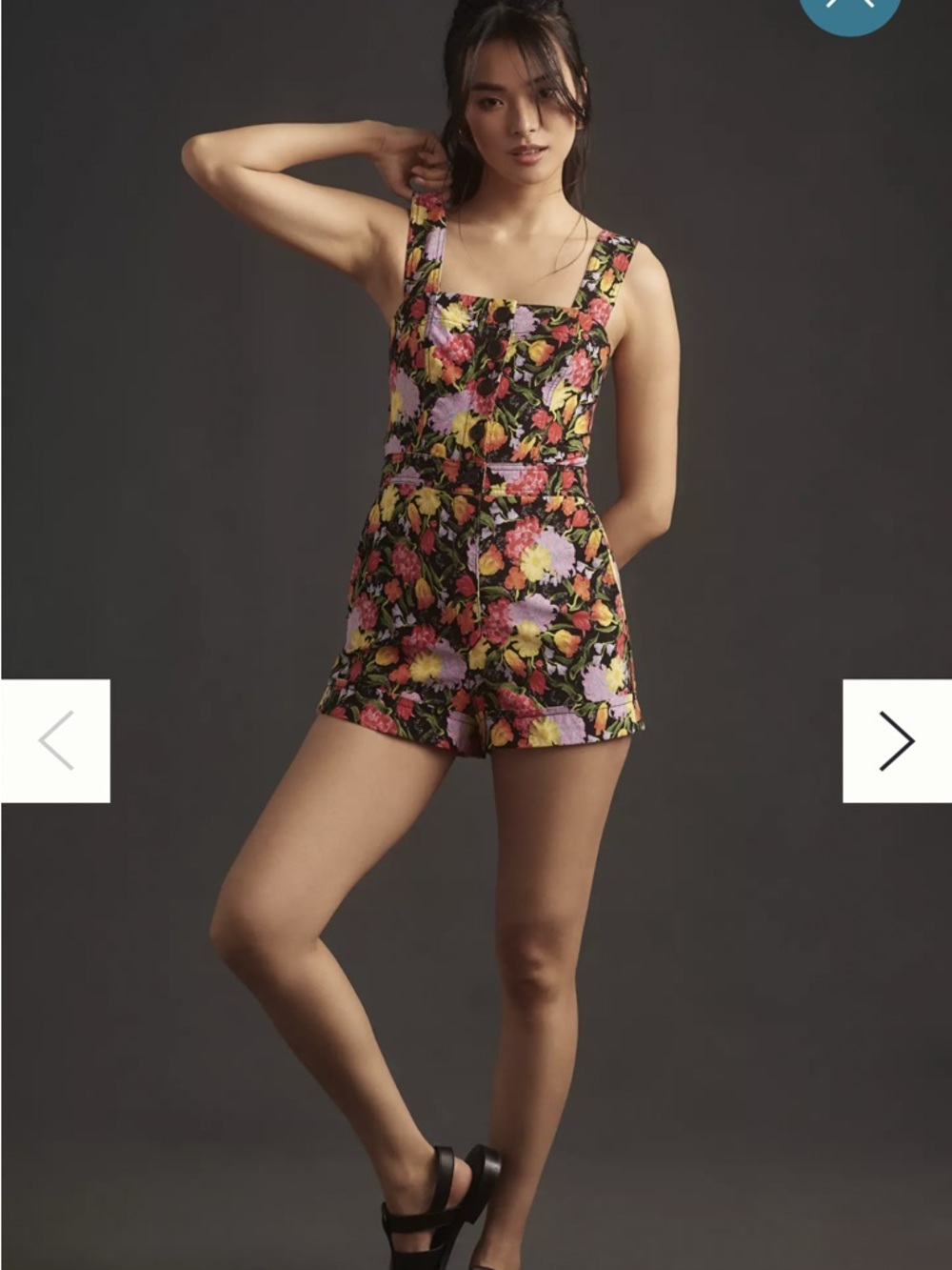 Anthropologie Maeve Noritake Black Floral Tulip-Print Dress/jumper